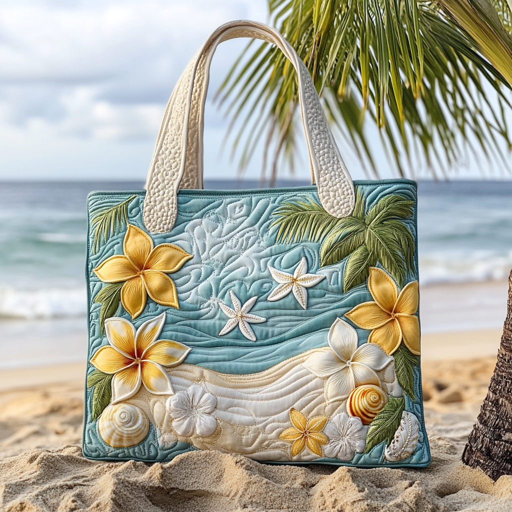 Ocean Dream Quilted Tote Bag NCU0VL2684
