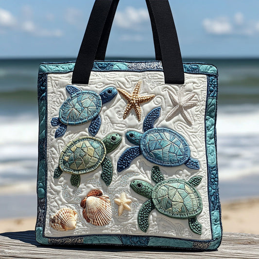 Ocean Drift Quilted Tote Bag NCU0DV6789