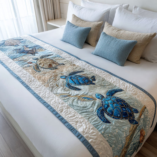Ocean Drifter Quilted Bed Runner NCU0PT8014
