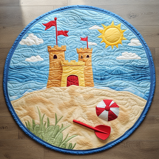 Ocean Escape Quilted Round Mat NCU0VH3860