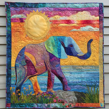 Elephant Quilted Blanket NCU0VT188