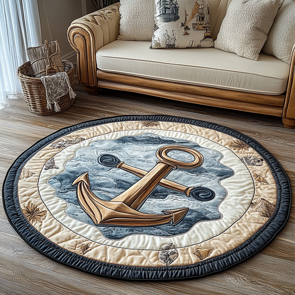 Ocean Guardian Quilted Round Mat NCU0DK5202