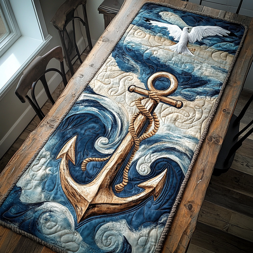 Ocean Guardian Quilted Table Runner NCU0DK4868