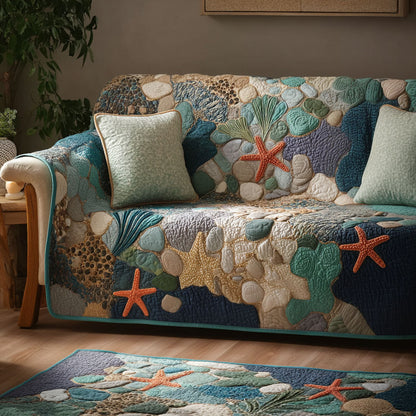 Ocean Harmony Quilted Sofa Cover NCU0NT11792
