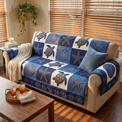 Ocean Haven Quilted Sofa Cover NCU0TD2833