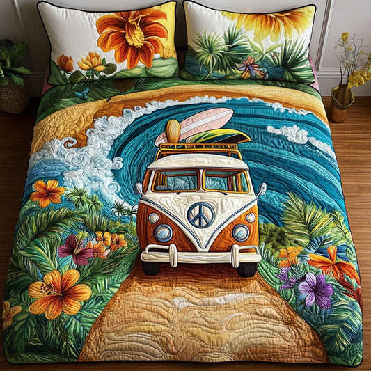 Ocean Horizon Escape 3-Piece Quilted Bedding Set NCU0PT6009