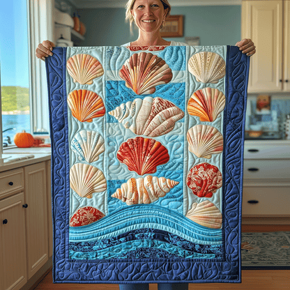 Ocean Jewel Quilted Table Runner NCU0TH2651