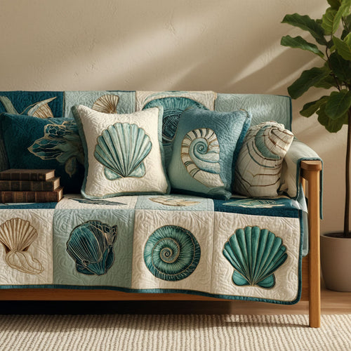 Ocean Light Quilted Sofa Cover NCU0NT11793