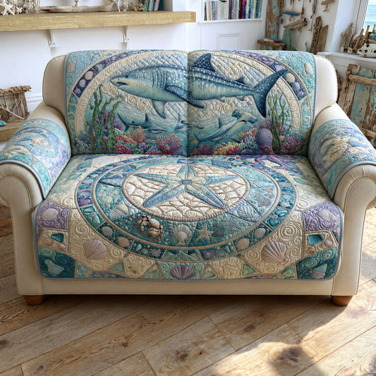 Ocean Monarch Quilted Sofa Cover NCU0PT11986