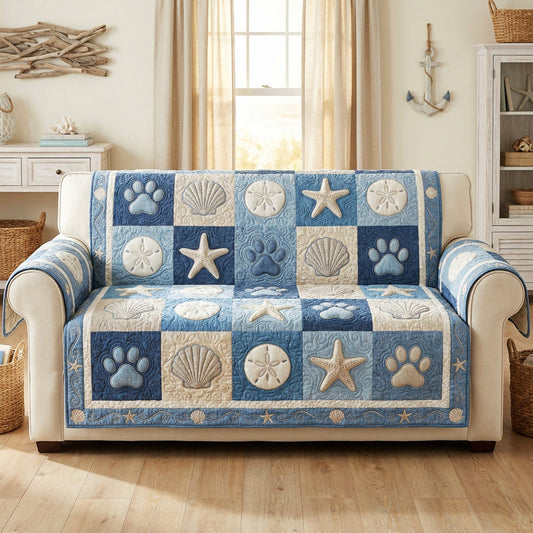 Ocean Mosaic Quilted Sofa Cover NCU0TV1951