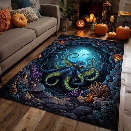 Ocean Octopus Curse Area Rug NCU0TH3341