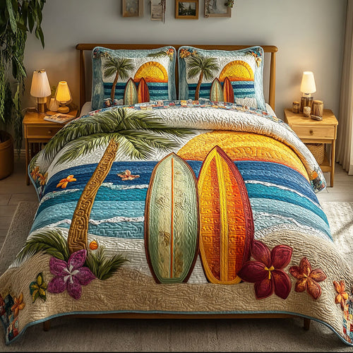 Ocean Retreat 3-Piece Quilted Bedding Set NCU0TD2604