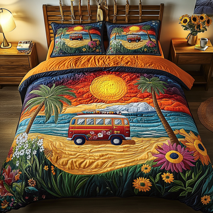 Ocean Ride 3-Piece Quilted Bedding Set NCU0VL1813