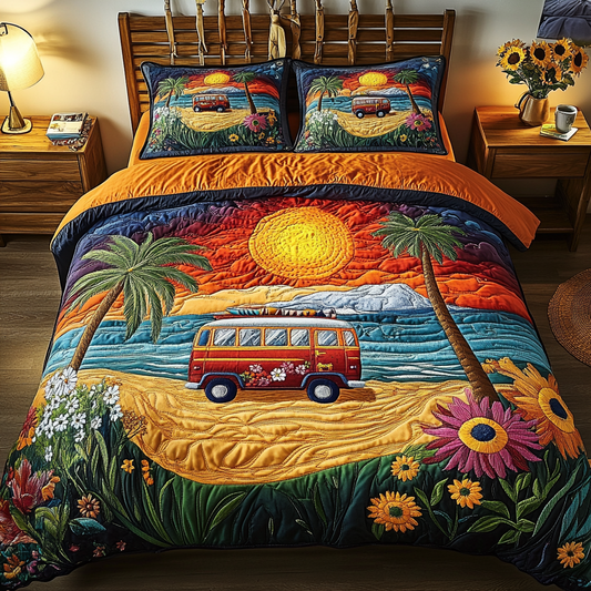 Ocean Ride 3-Piece Quilted Bedding Set NCU0VL1813
