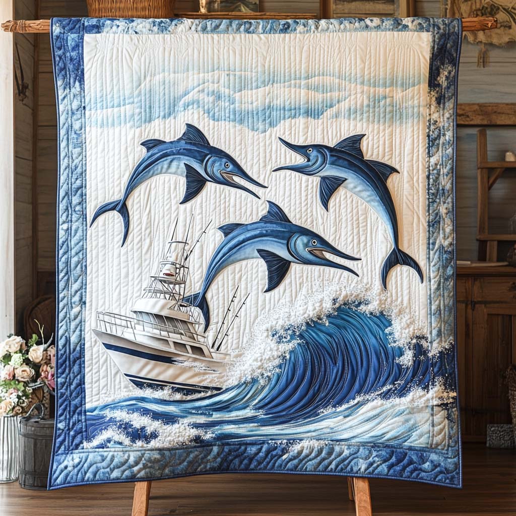 Ocean Rider Quilted Blanket NCU0XD276