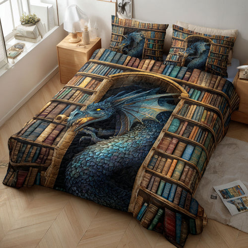 Ocean Rune 3-Piece Quilted Bedding Set NCU0TV1364