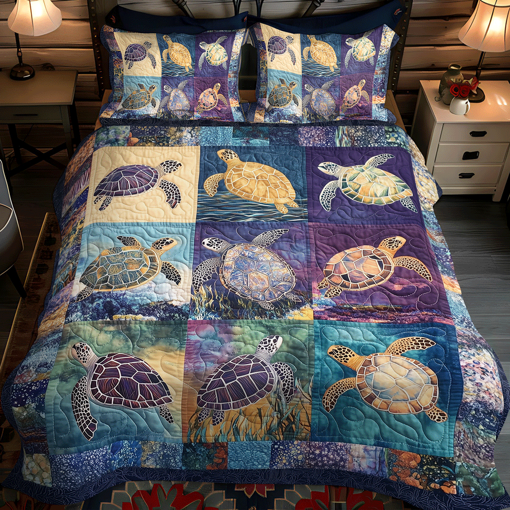 Seaside Serenity Quilted Blanket NCU0TL709