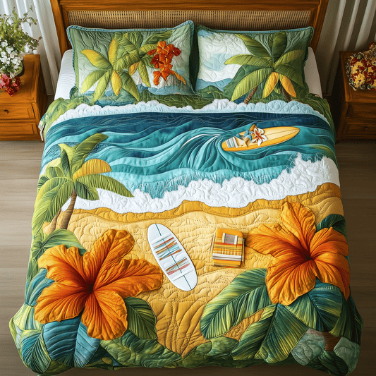 Ocean Serenity Quilted Bedding Set NCU0TH2660