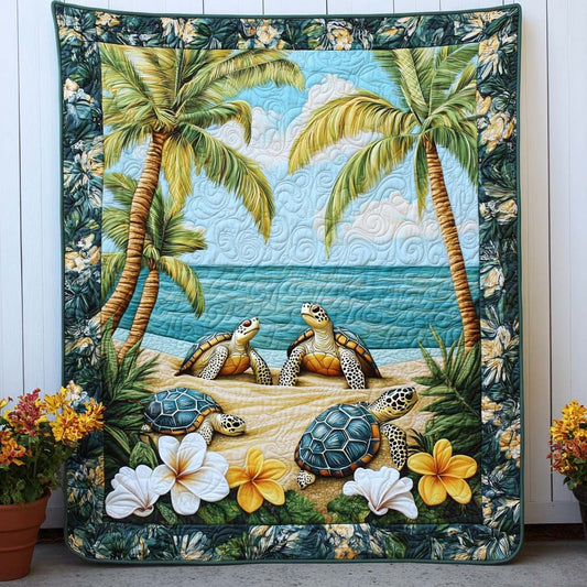 Ocean Shell Echo Quilted Blanket NCU0NT7211