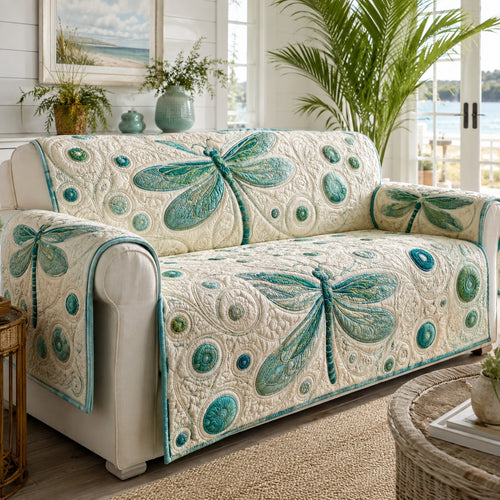 Ocean Skimmer Flight Quilted Sofa Cover NCU0VL3803
