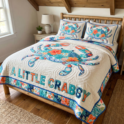 Ocean Soul 3-Piece Quilted Bedding Set NCU0DV9742