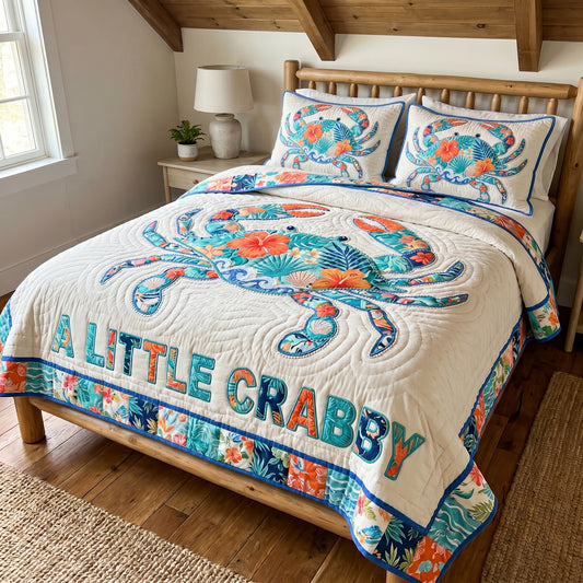 Ocean Soul 3-Piece Quilted Bedding Set NCU0DV9742
