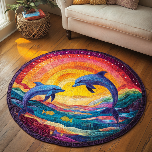 Ocean Spirit Quilted Round Mat NCU0DK6977