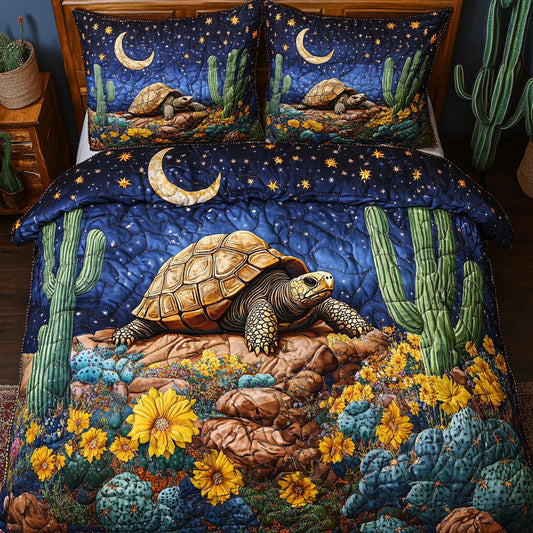 Ocean Stepper 3-Piece Quilted Bedding Set NCU0NT7039