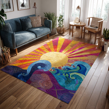 Ocean Sunrise Area Rug NCU0VL2903