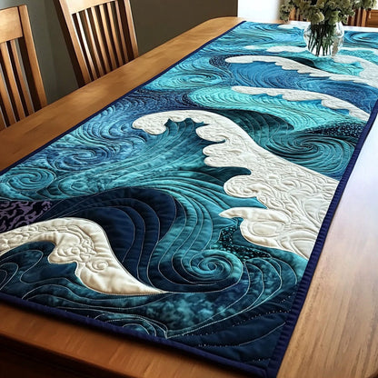 Ocean Surge Quilted Table Runner NCU0NT5131
