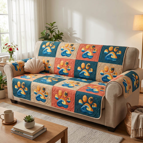 Ocean Tails Quilted Sofa Cover NCU0TD2783