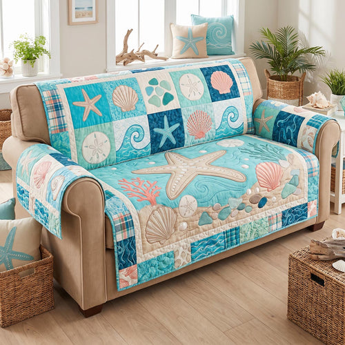 Ocean Treasures Quilted Sofa Cover NCU0DV9815