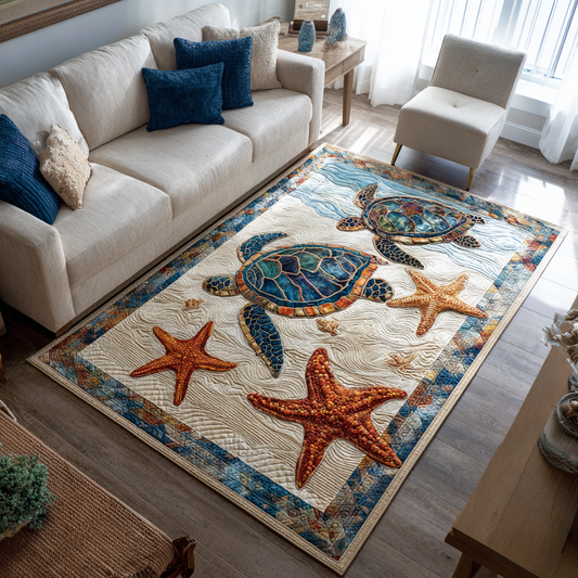Ocean Turtle Area Rug NCU0DK10156