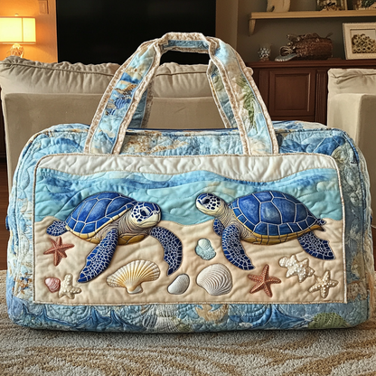 Ocean Turtle Quilted Duffle Bag NCU0DK9810