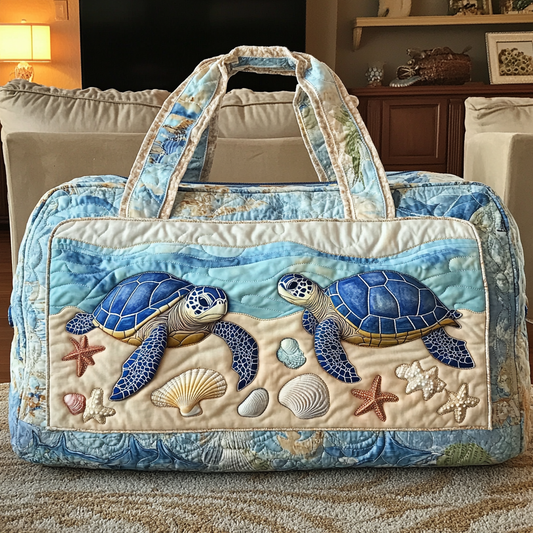 Ocean Turtle Quilted Duffle Bag NCU0DK9810
