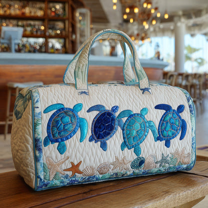 Ocean Turtle Quilted Duffle Bag NCU0DV7491