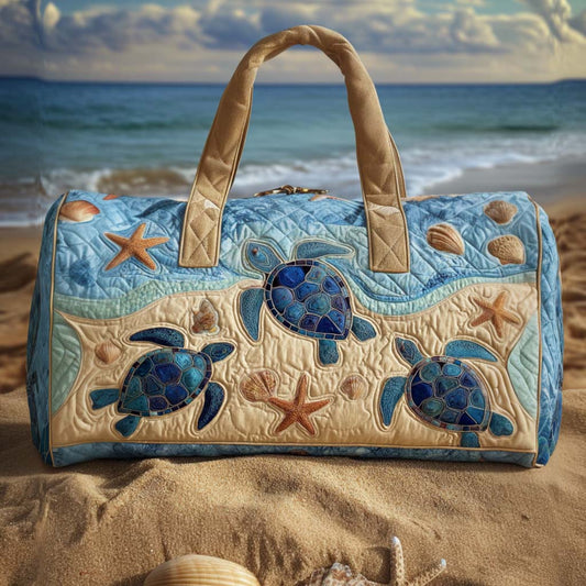 Ocean Turtles Quilted Duffle Bag NCU0NT10024