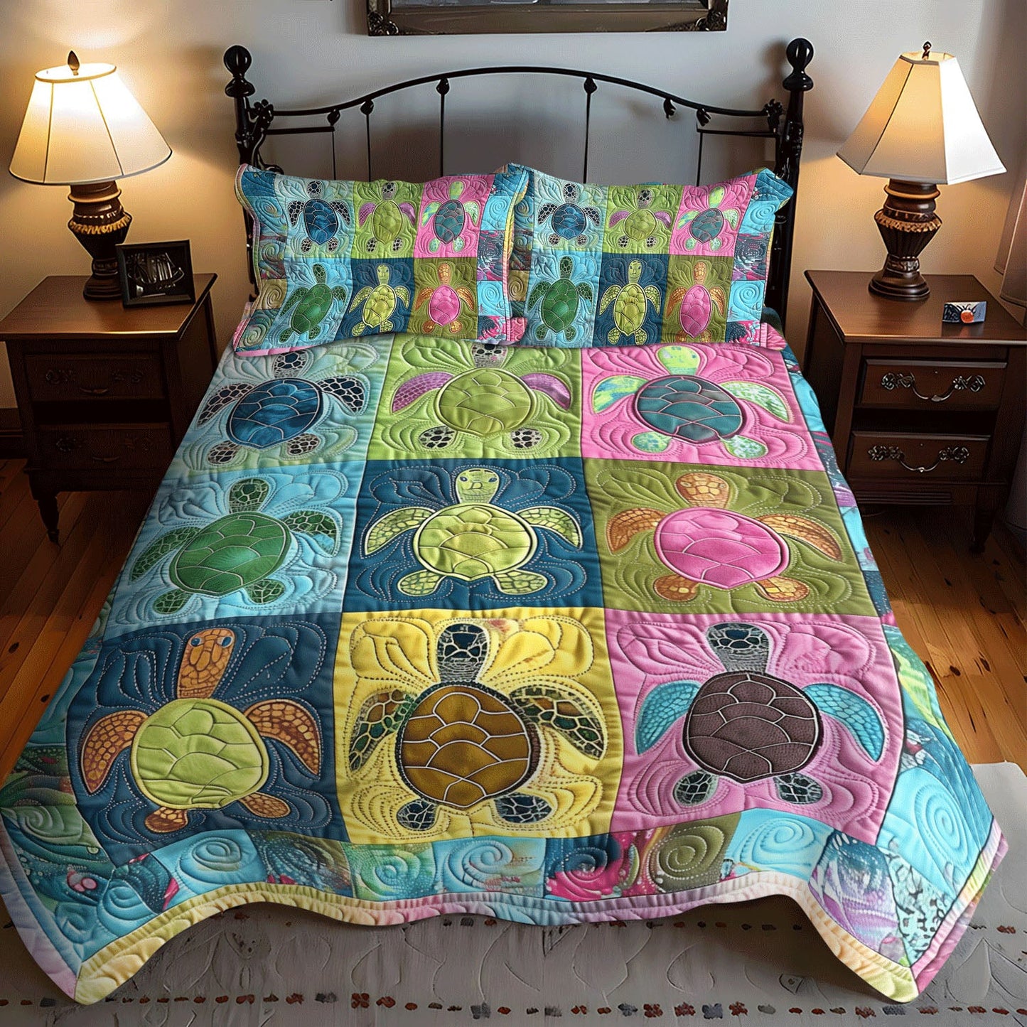 Ocean Voyage 3-Piece Quilted Bedding Set NCU0TL767