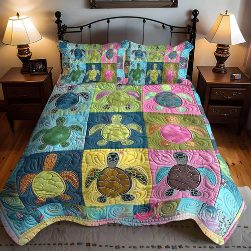 Ocean Voyage 3-Piece Quilted Bedding Set NCU0TL767