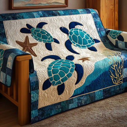 Ocean Wanderer Quilted Sofa Cover NCU0NT11691