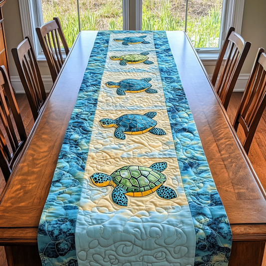Ocean Wanderer Quilted Table Runner NCU0DK4609