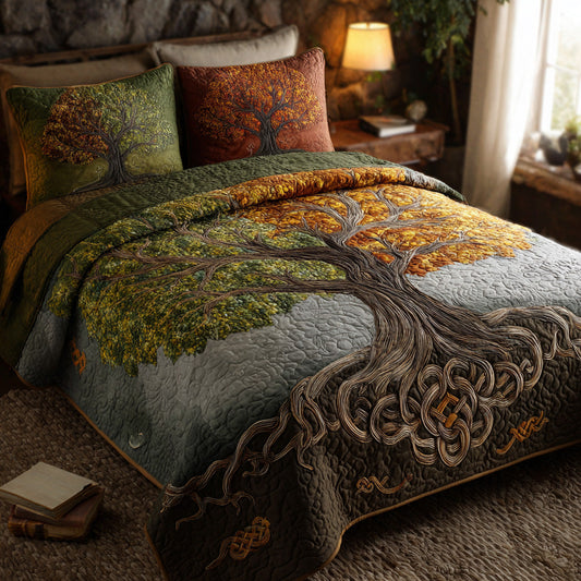 Ocean Weave 3-Piece Quilted Bedding Set NCU0VL3123