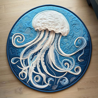 Ocean Whispers Quilted Round Mat NCU0NT4841