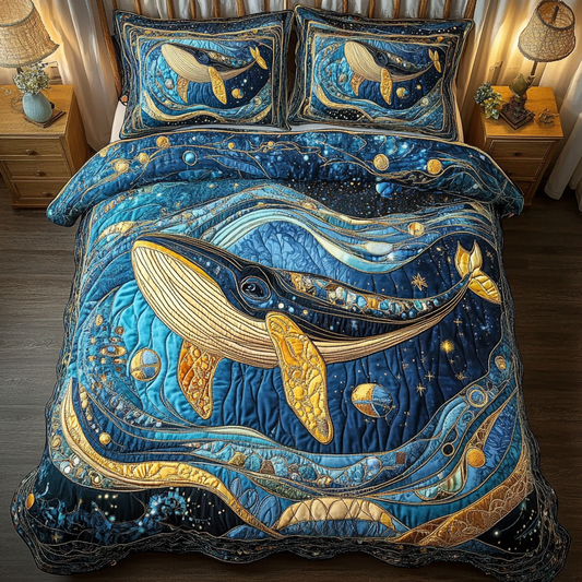 Oceanic Majesty 3-Piece Quilted Bedding Set NCU0DK3692