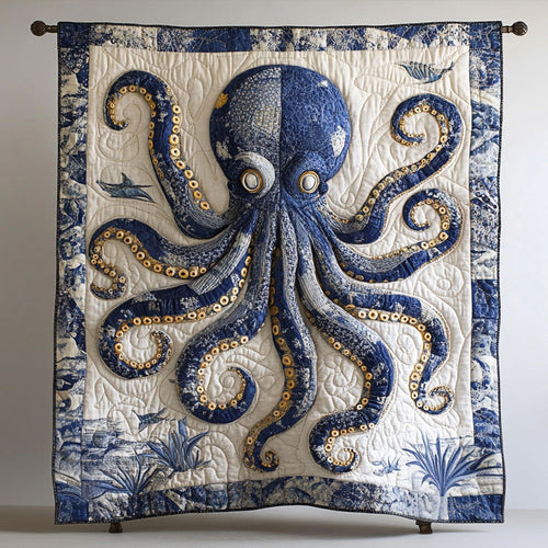 Oceanic Marvel Quilted Blanket NCU0PT5830