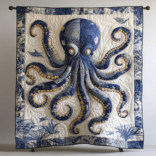 Oceanic Marvel Quilted Blanket NCU0PT5830
