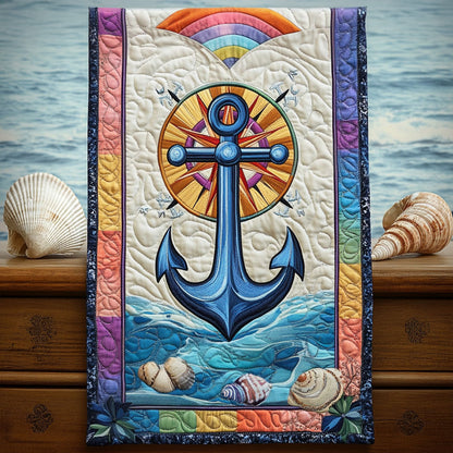 Oceanic Voyage Quilted Table Runner NCU0PT5875