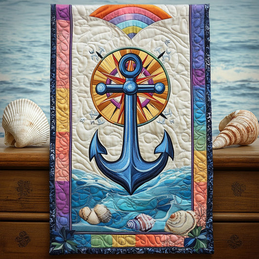 Oceanic Voyage Quilted Table Runner NCU0PT5875