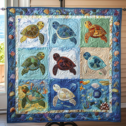 Oceanic Wonders Quilted Blanket NCU0PT4531