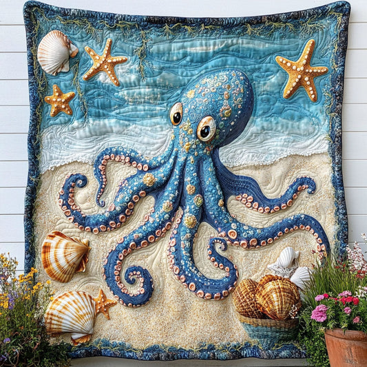 Octo Bloom Quilted Blanket NCU0NT7008